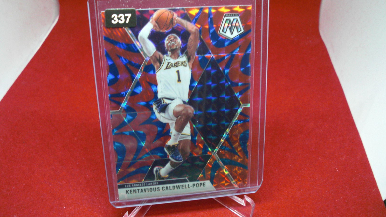 kentavious pope red/blue mosaic: in top loader
