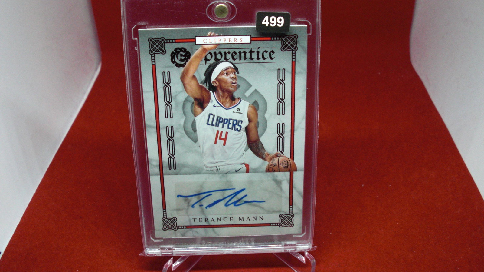 terance mann signature: in hard plastic case