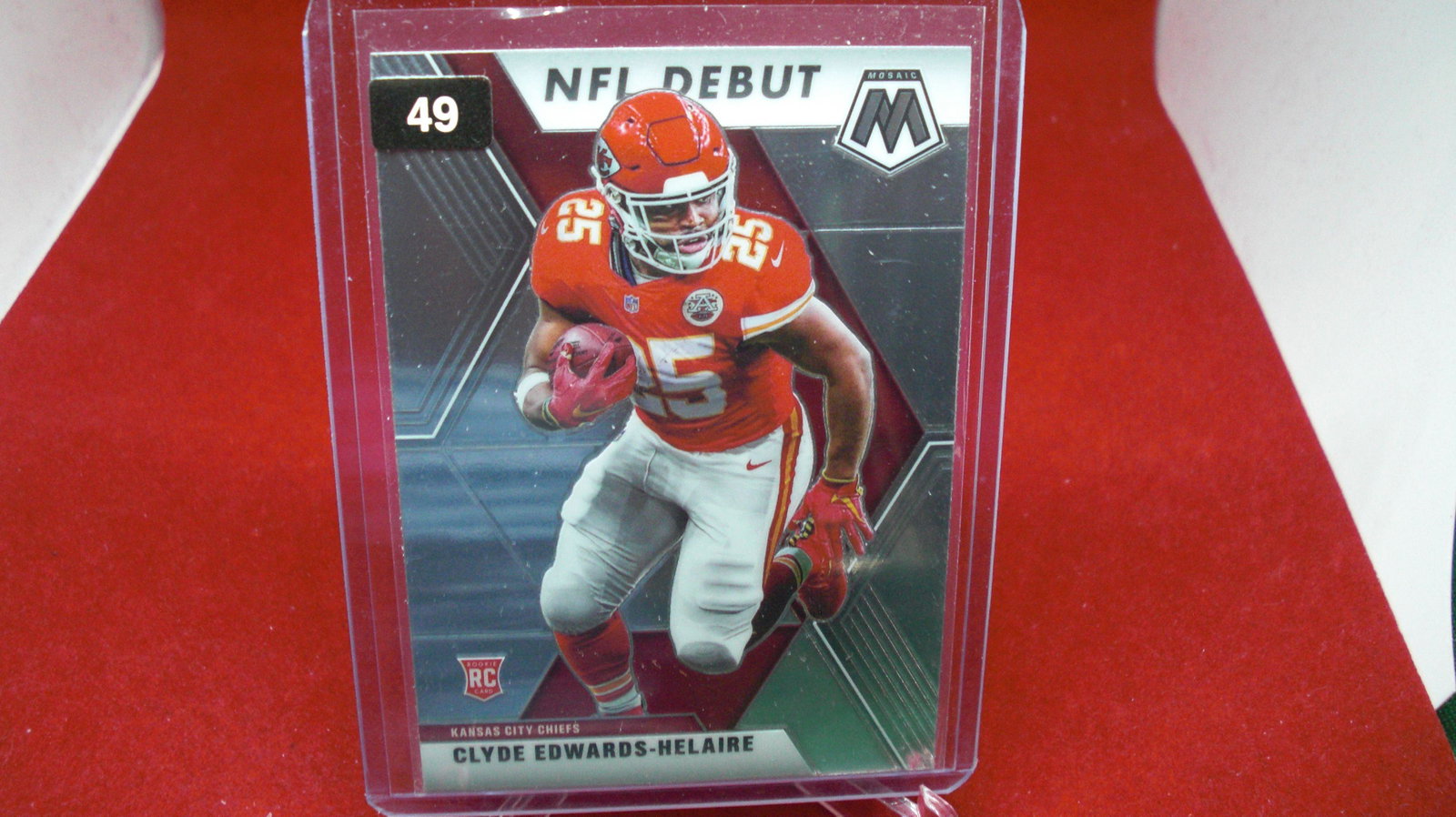 clyde helaire rookie mosaic: in top loader