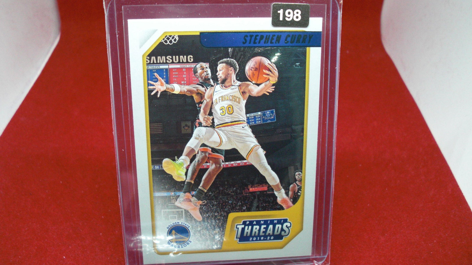stephen curry: in top loader