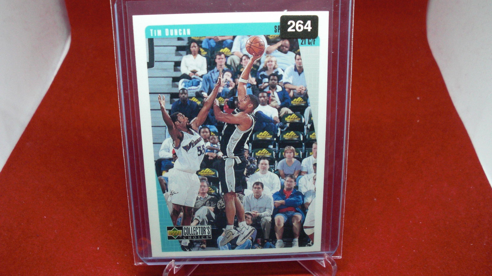 tim duncan: in top loader