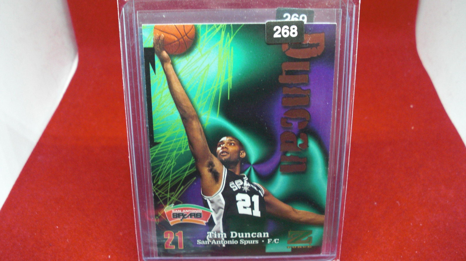 tim duncan: in top loader