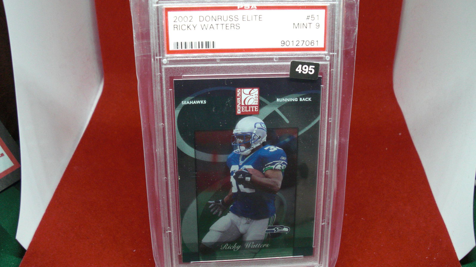psa graded 2002 ricky watters mint 0: nice graded card