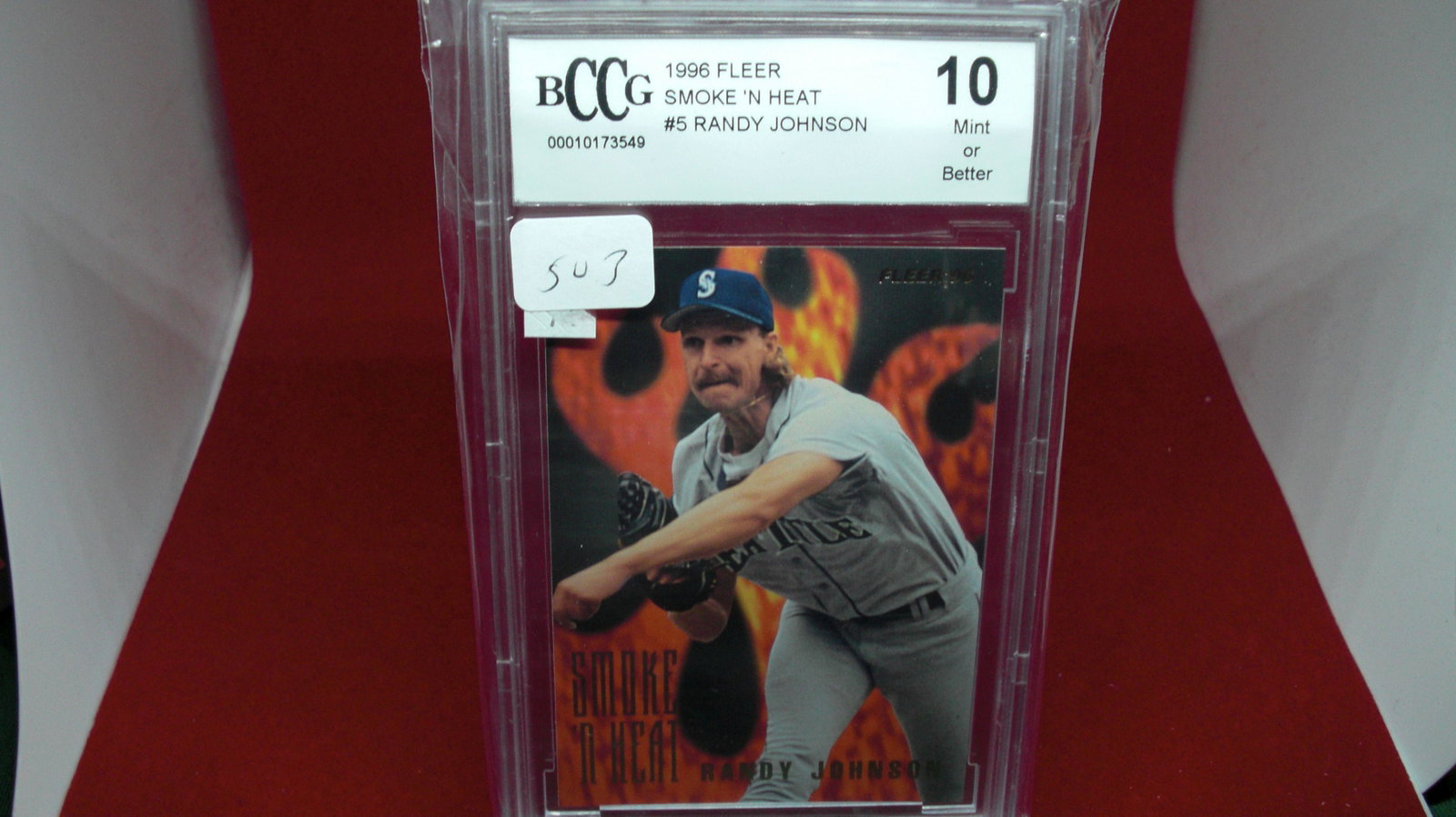 beckett graded 1996 randy johnson mint 10: nice graded card