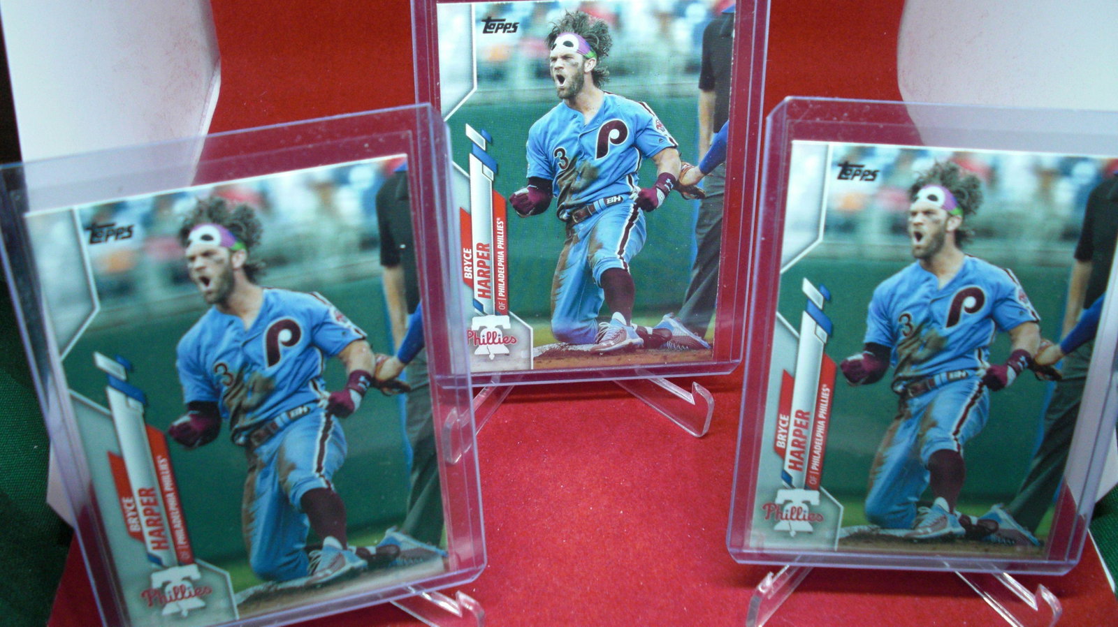 lot of 3 bryce harper cards: in top loader