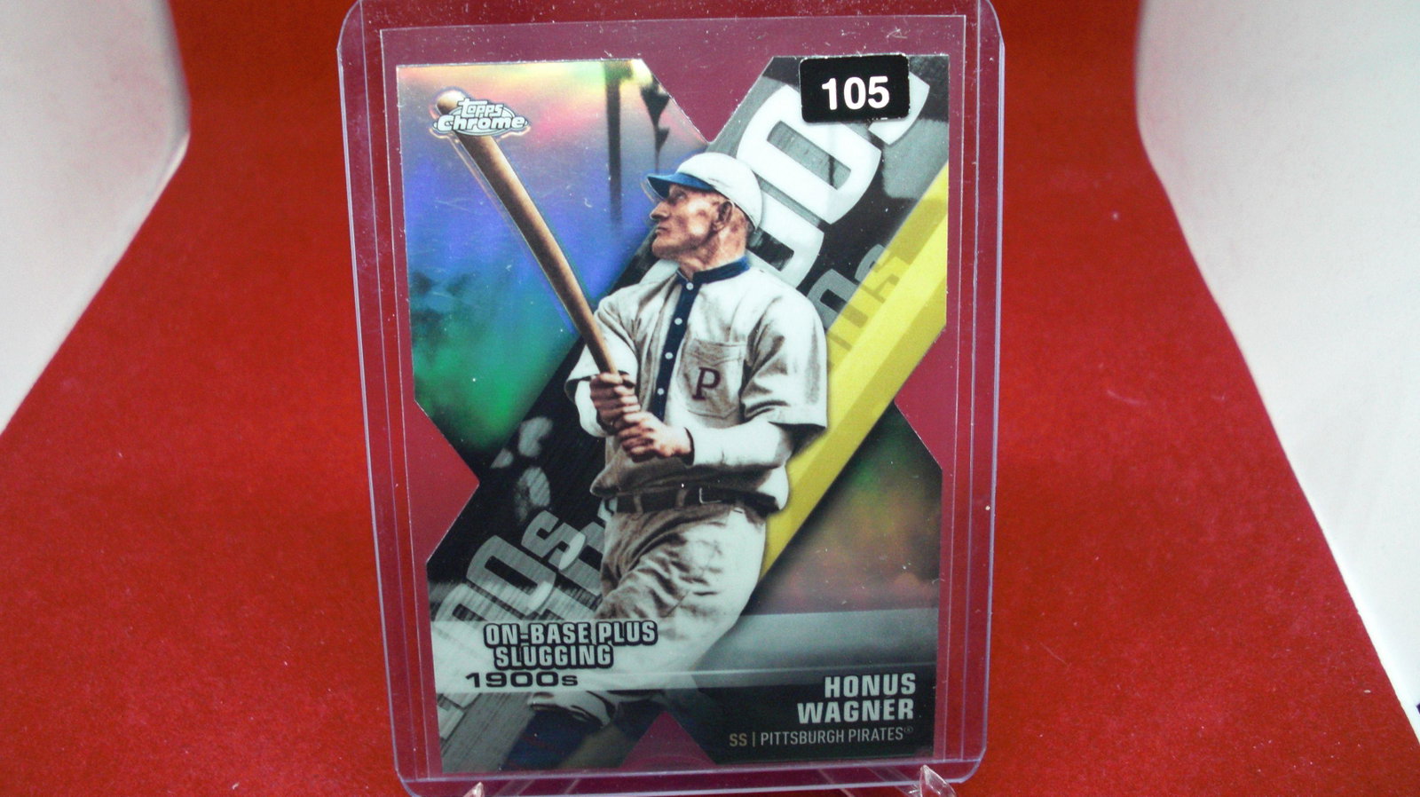 honus wagner die cut: in top laoder