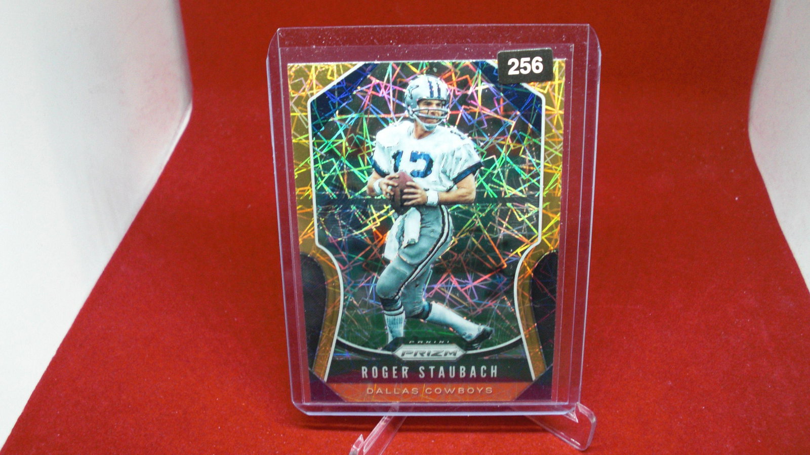 roger staubach prizm: in top laoder