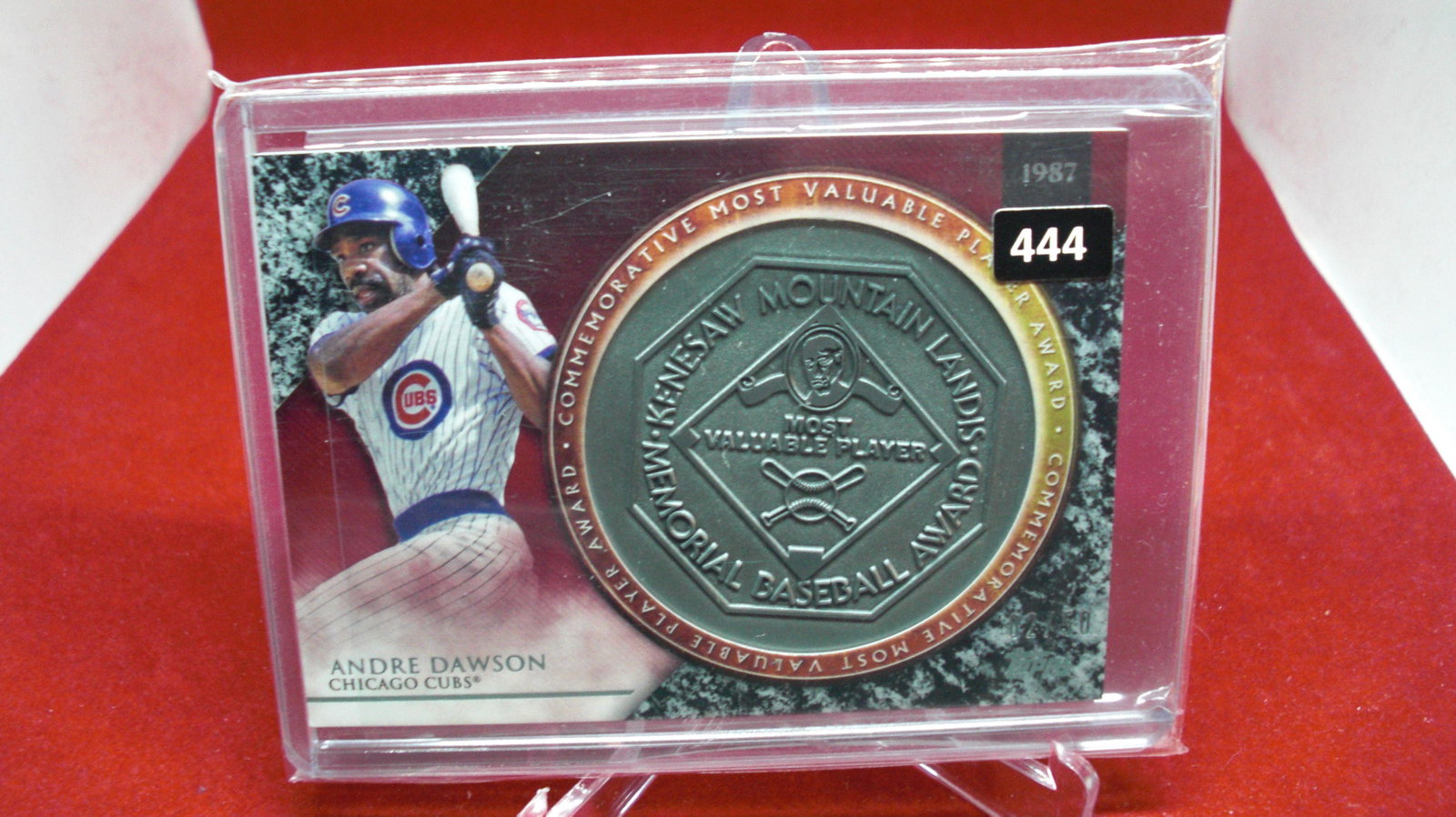 andre dawson medallion #02/50: in top laoder