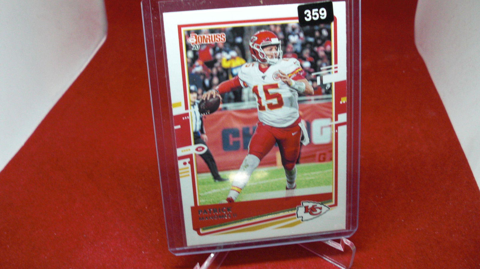 patrick mahomes chiefs: in top loader