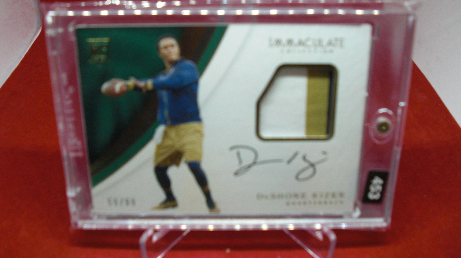 immaculate rookie signature/jersey deshone kizer #59/99 (1 of 1)