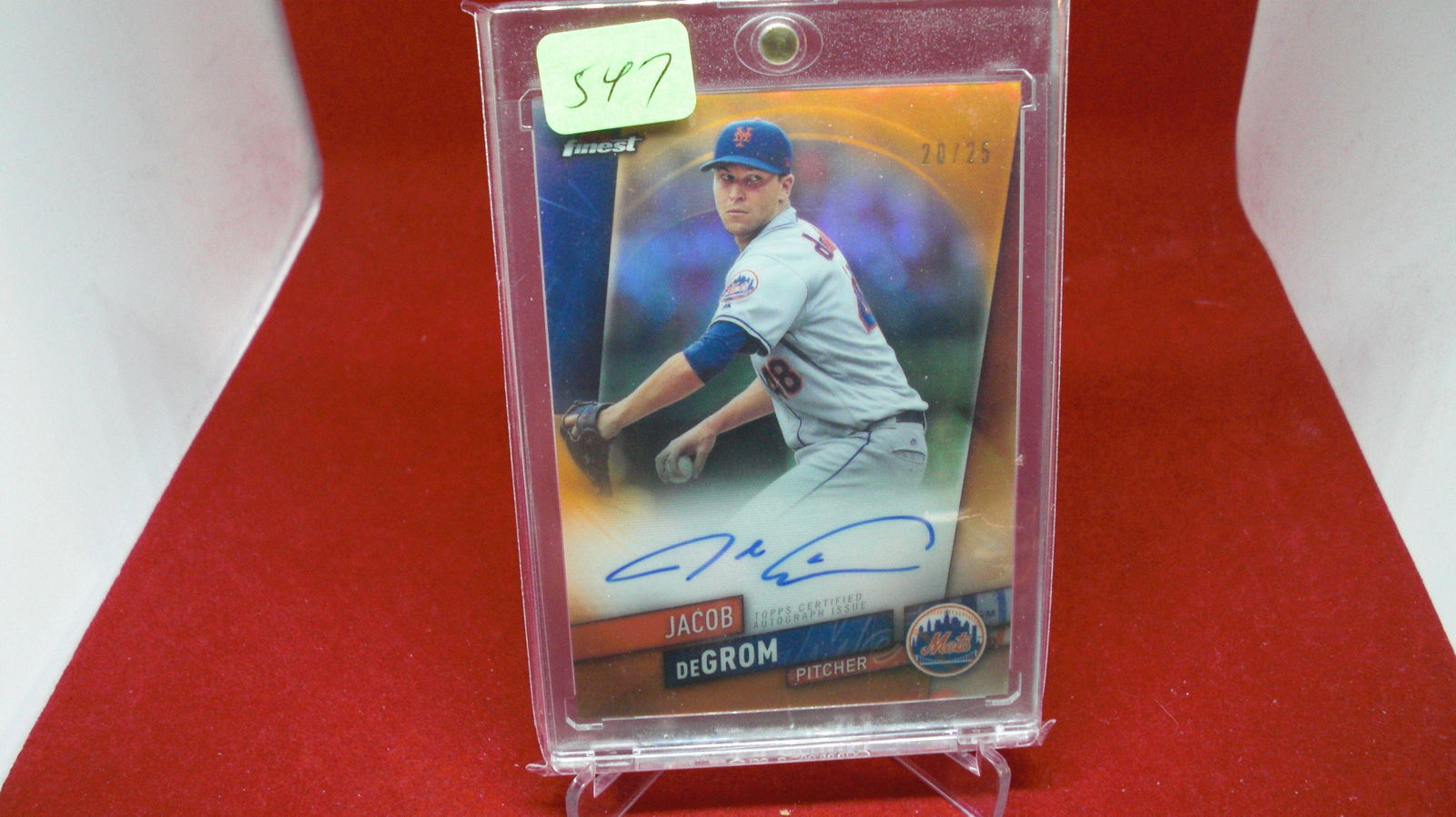 jacob degrom signature #20/25 (1 of 1)