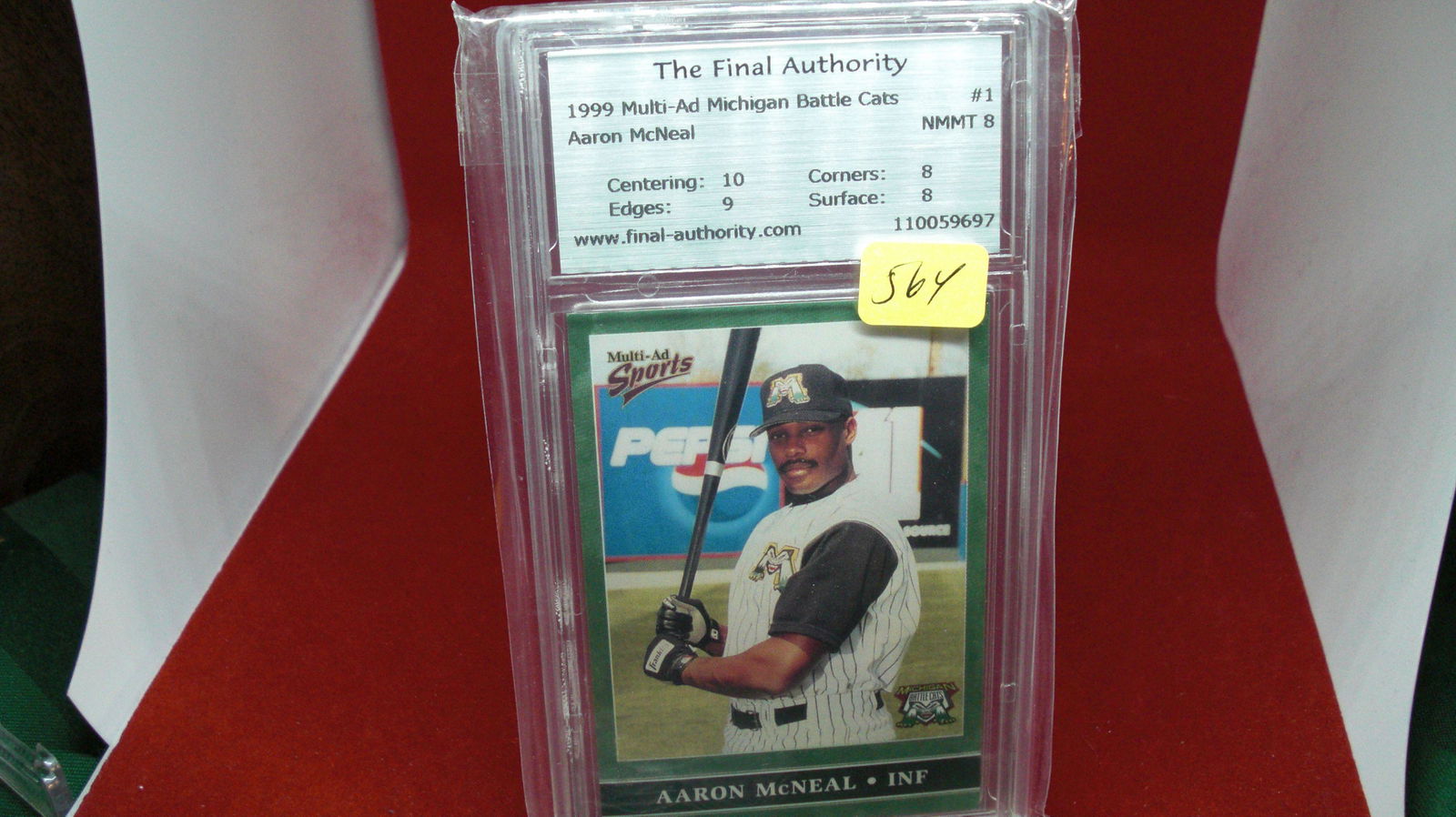 the final authority graded aaron mcneal mint 8 (1 of 1)