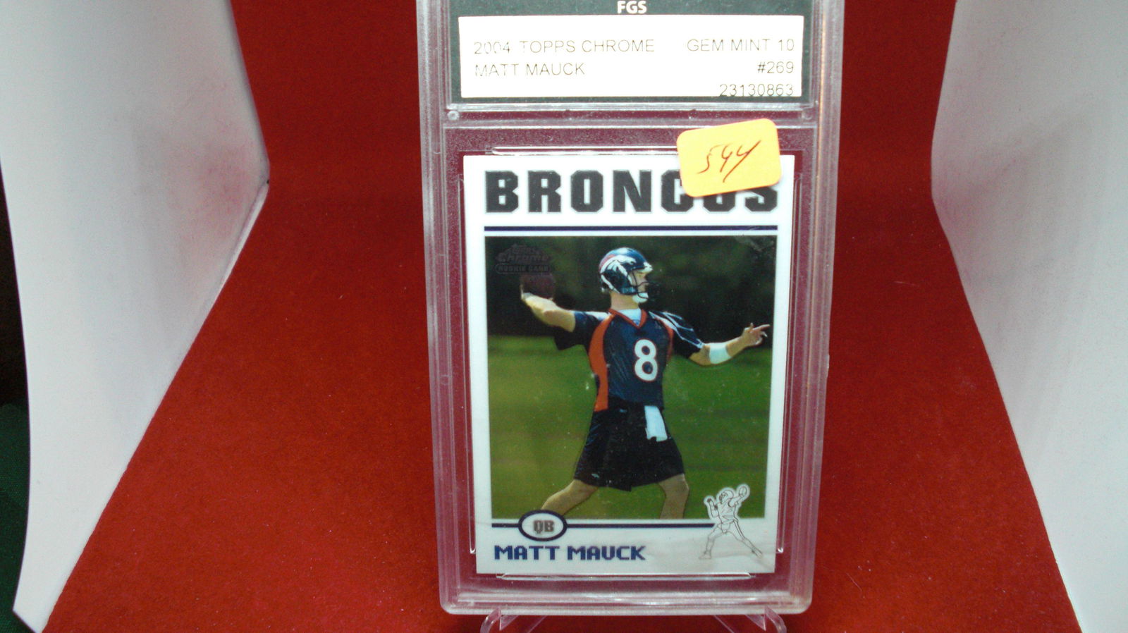 fgs graded matt mauck mint 10 (1 of 1)