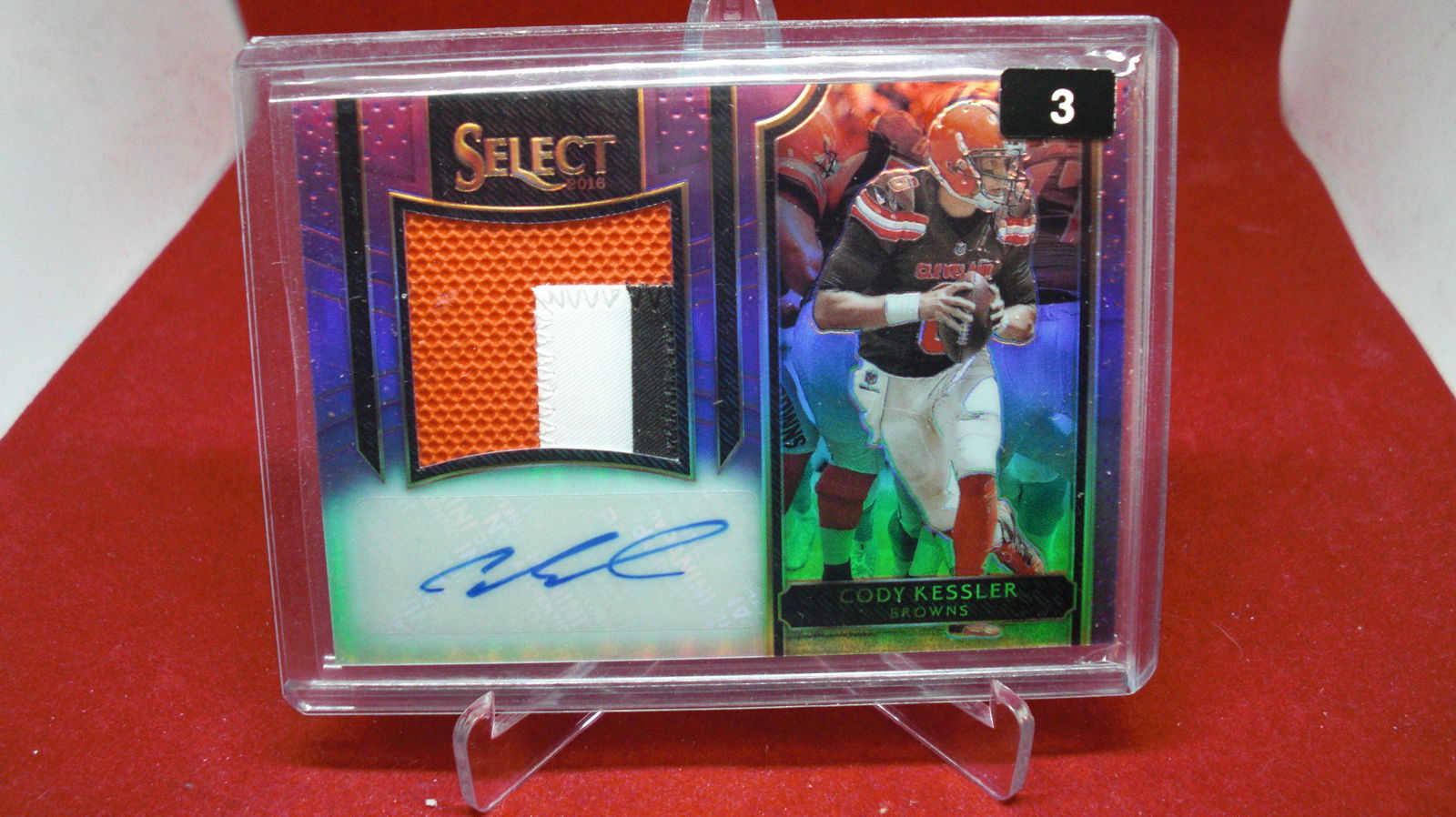 cody kessler select purple signature/jersey #21/60 (1 of 1)