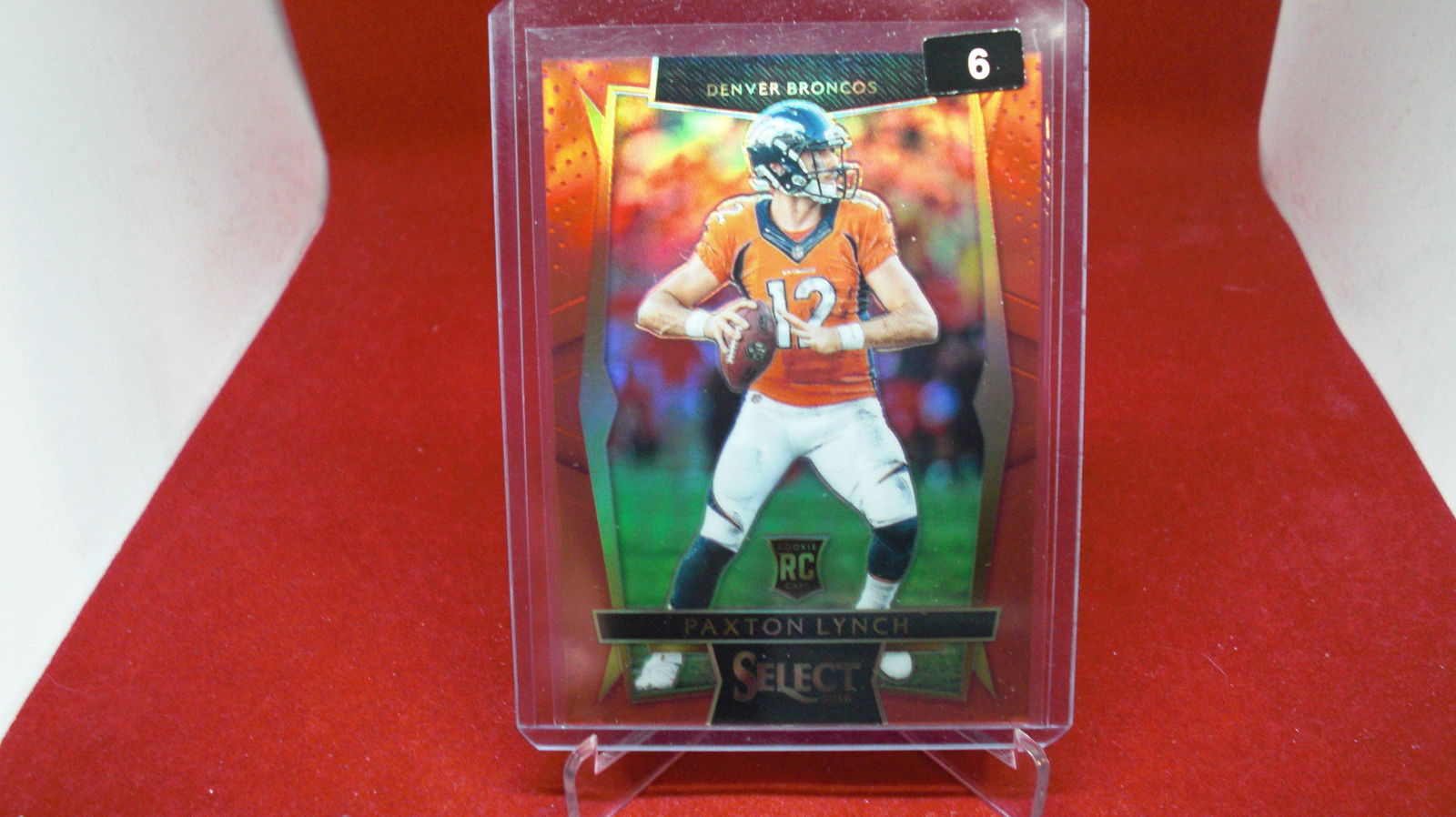 paxton lynch rookie select red #80/99 (1 of 1)
