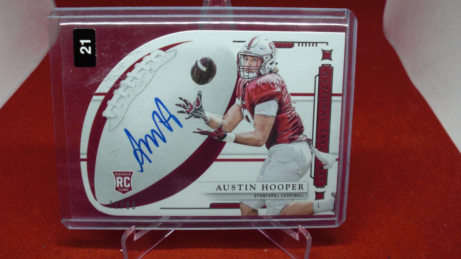 austin hooper rookie signature #71/99 (1 of 1)