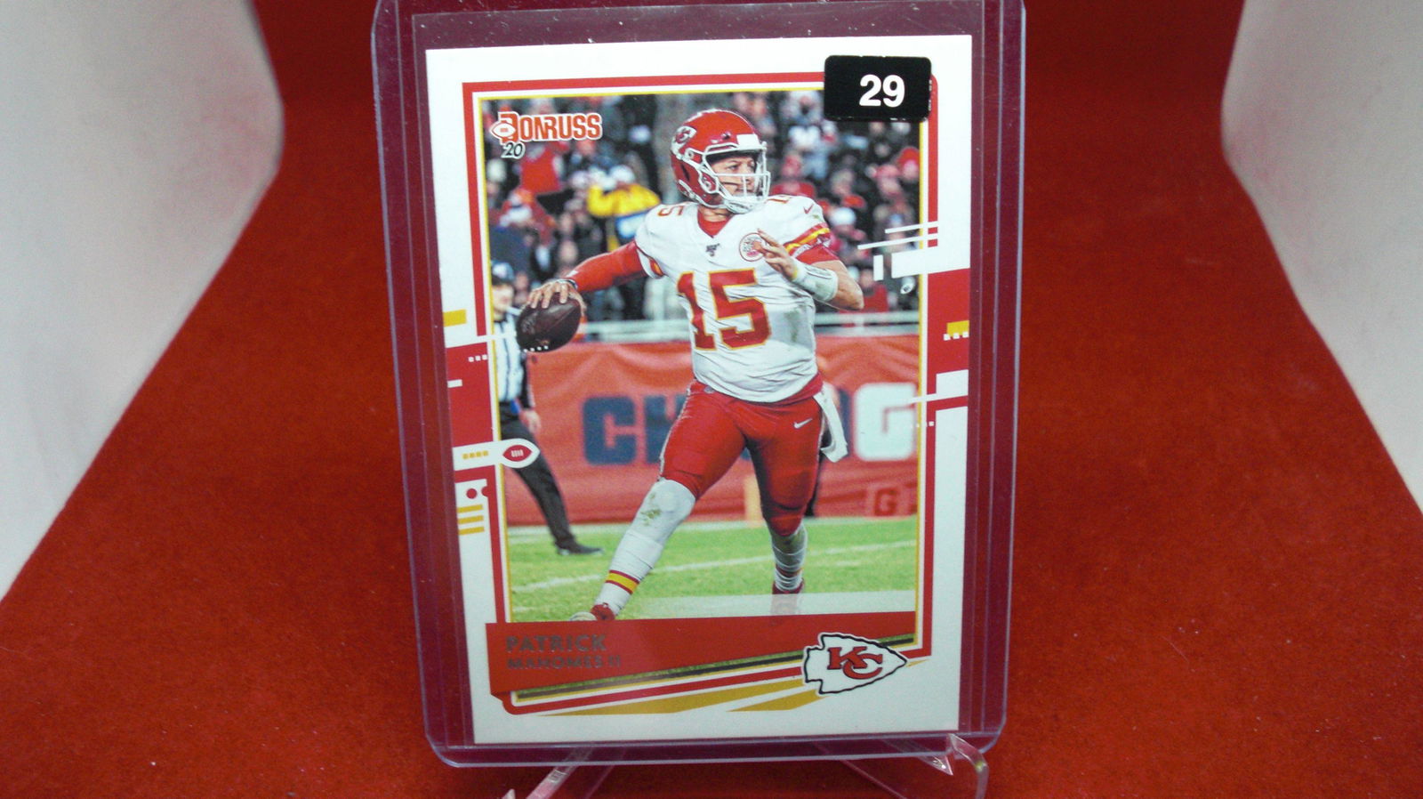 patrick mahomes: in top loader