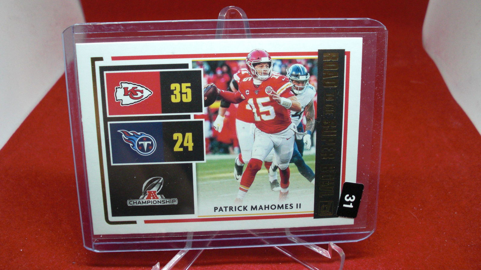 patrick mahomes: in top loader