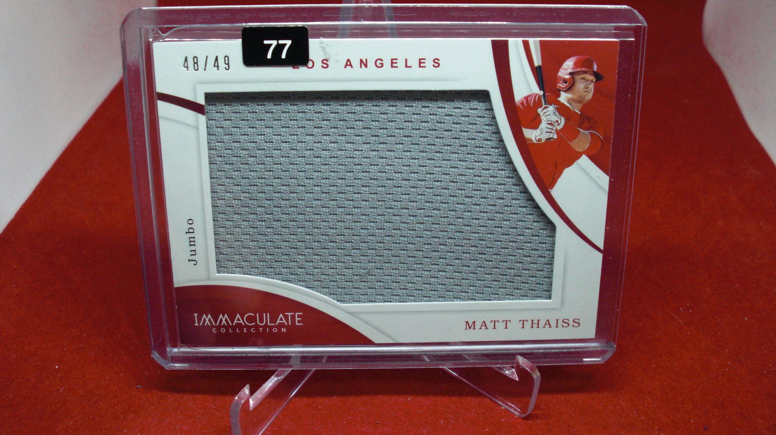 matt thaiss immaculate jersey #48/49 (1 of 1)