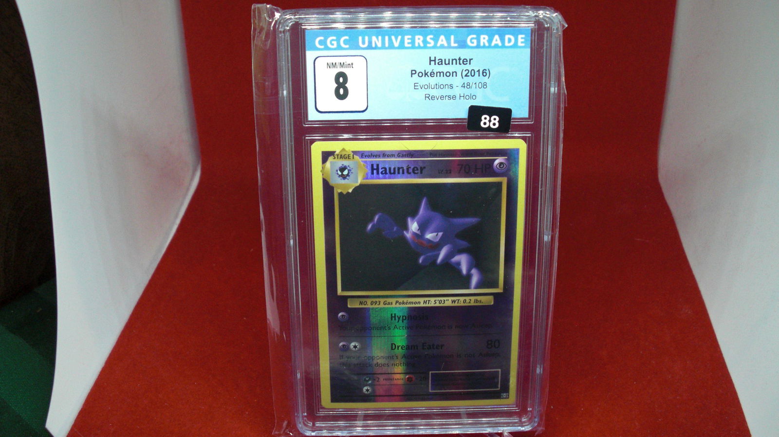 cgc graded pokemon haunter mint 8 (1 of 1)
