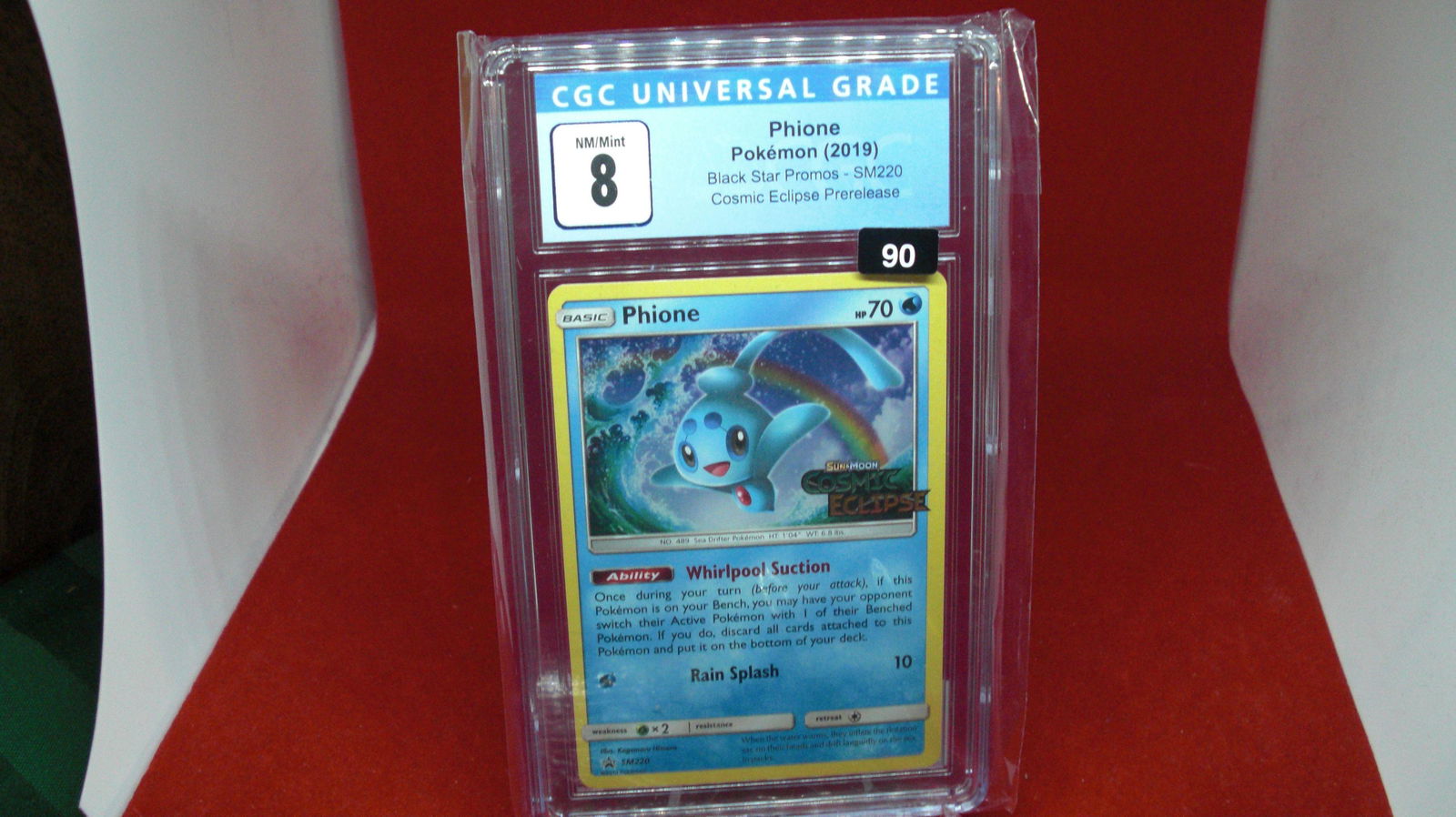 cgc graded pokemon phione mint 8 (1 of 1)