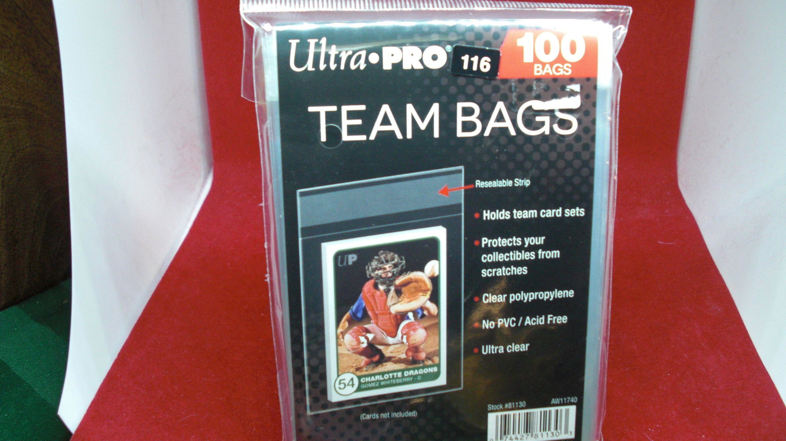 team bags lot of 100 unopened: unopened