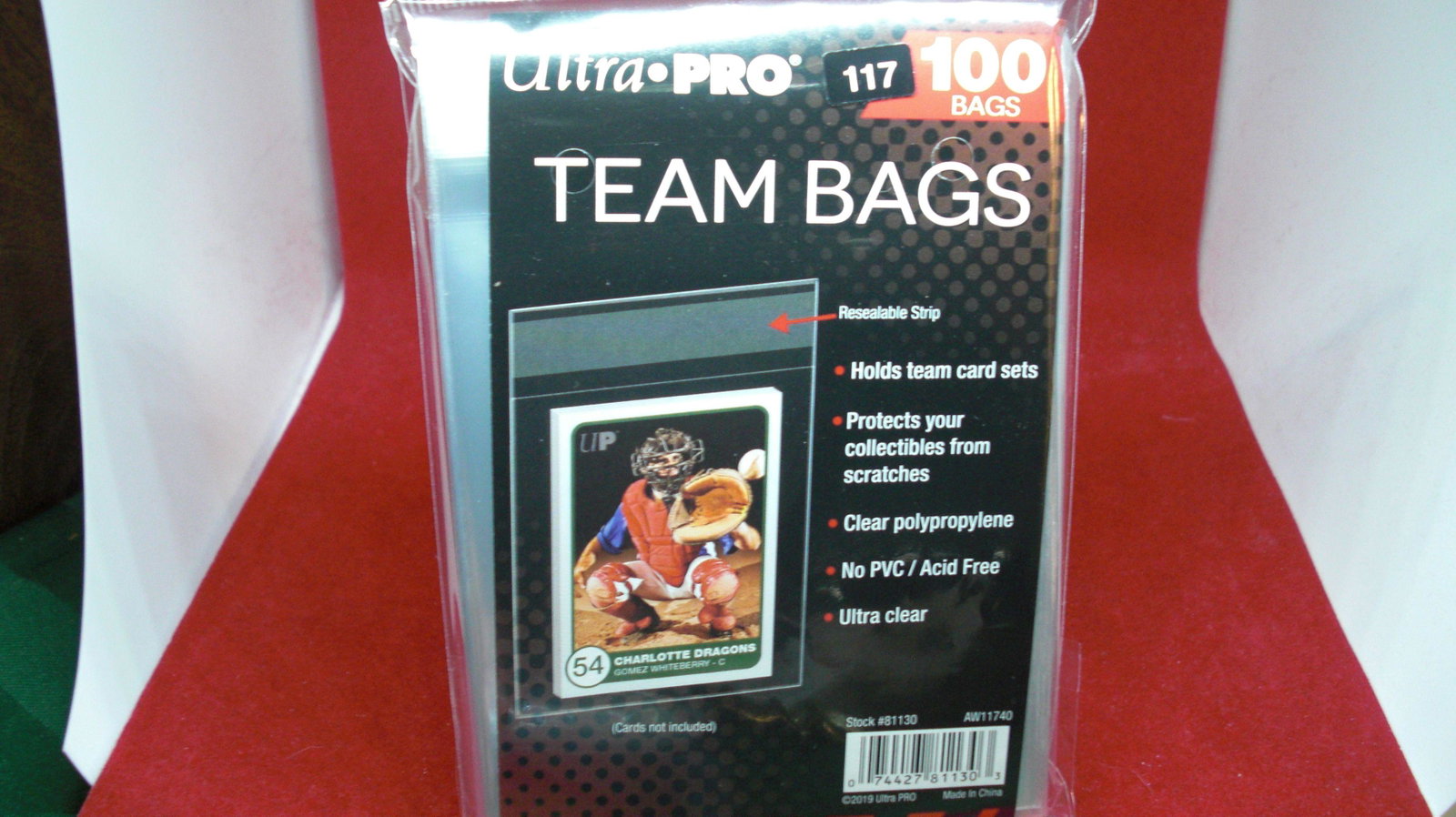 team bags lot of 100 unopened: unopened