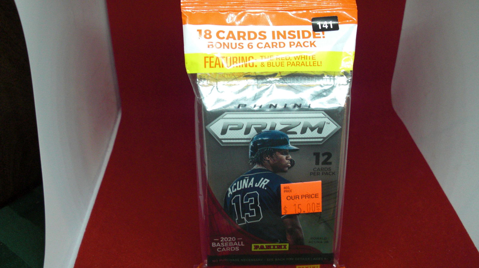 2020 unopened pack of baseball cards (1 of 1)