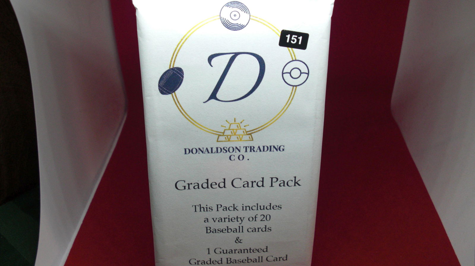 baseball hotpack with graded baseball card guaranteed (1 of 1)