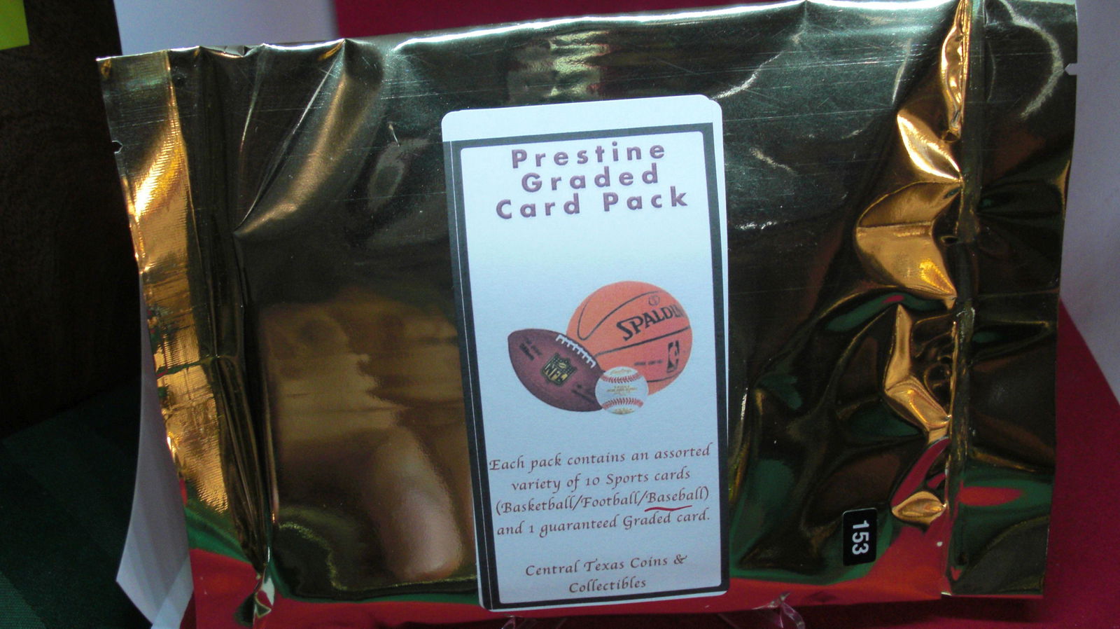 baseball hotpack with graded baseball card guaranteed (1 of 1)