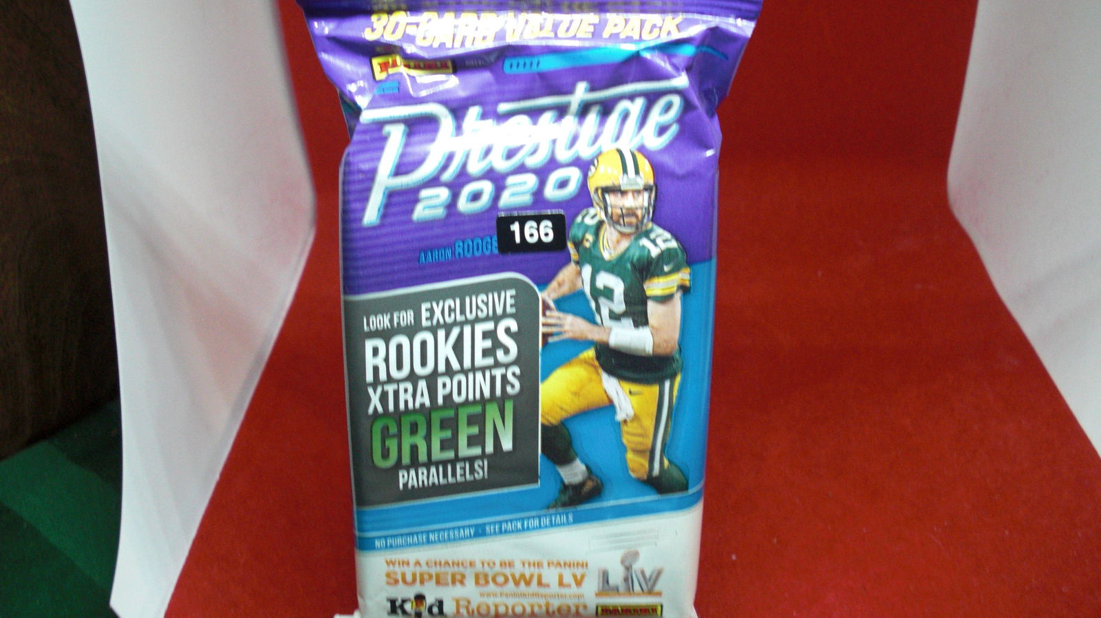 2020 unopened pack of football cards (1 of 1)