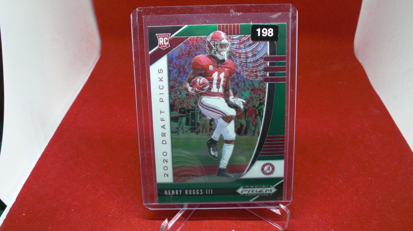 henry ruggs prizm green rookie (1 of 1)