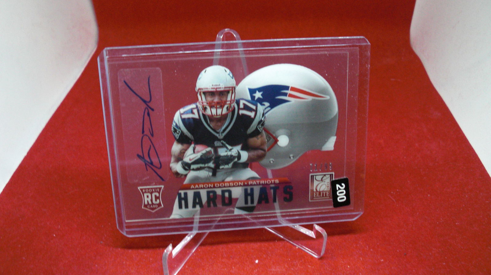 aaron dobson rookie signature #71/99 clear (1 of 1)