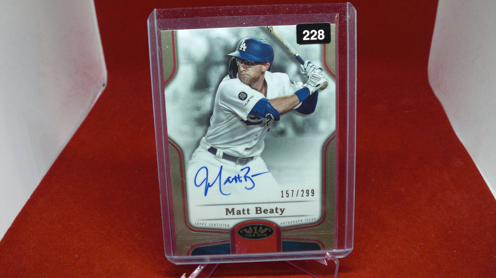 matt beaty signature #157/299 (1 of 1)