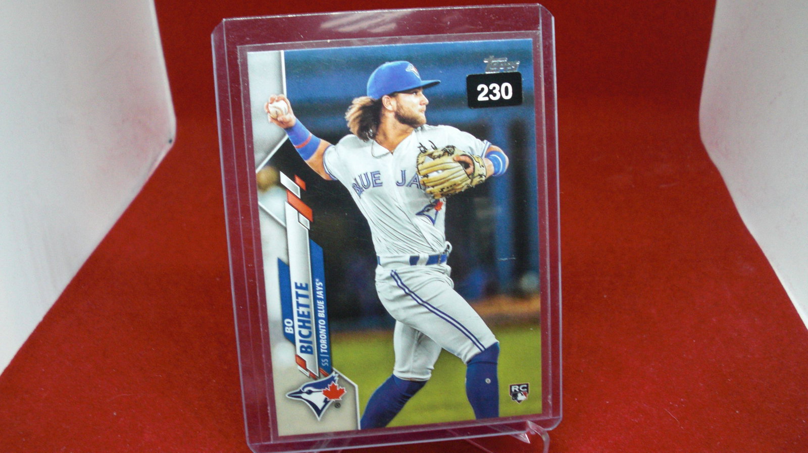bo bichette rookie: in top loader