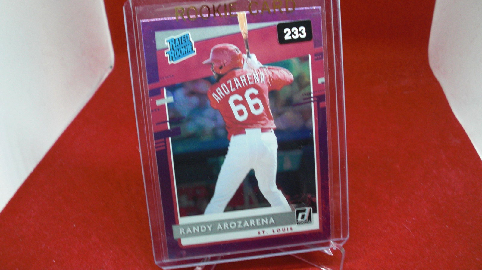 randy arozarena rated rookie purple: in top loader