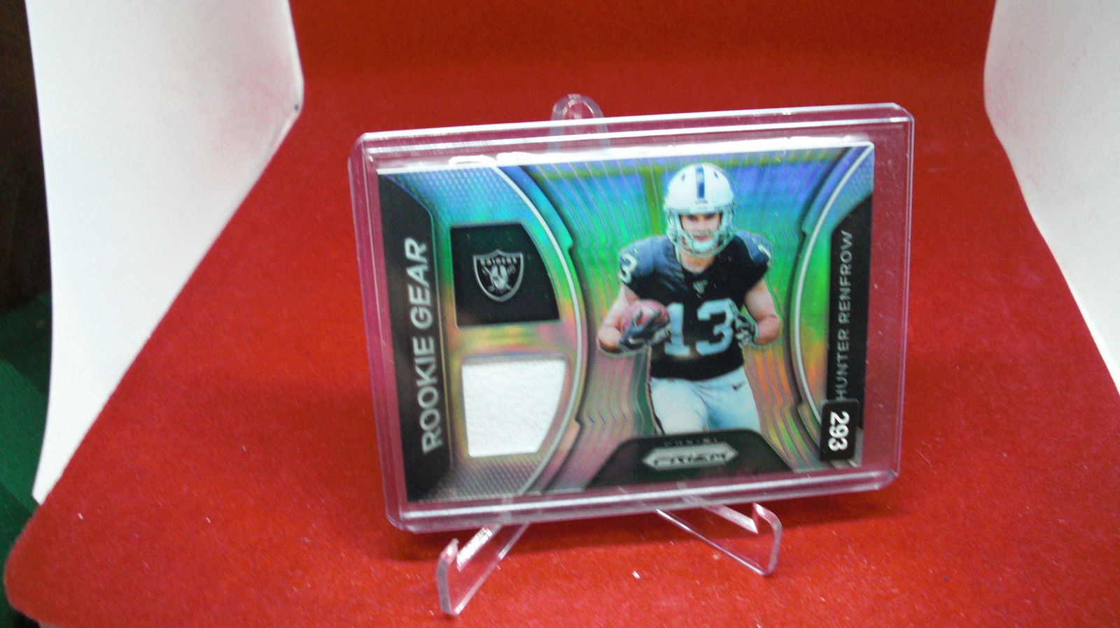 hunter renfrow jersey prizm rookie gear prizm (1 of 1)