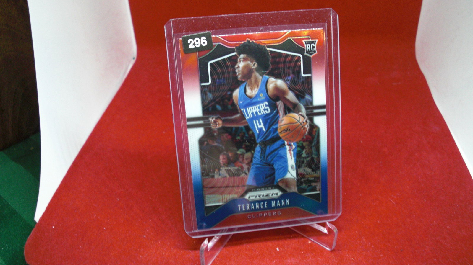 terance mann rookie prizm: in top loader