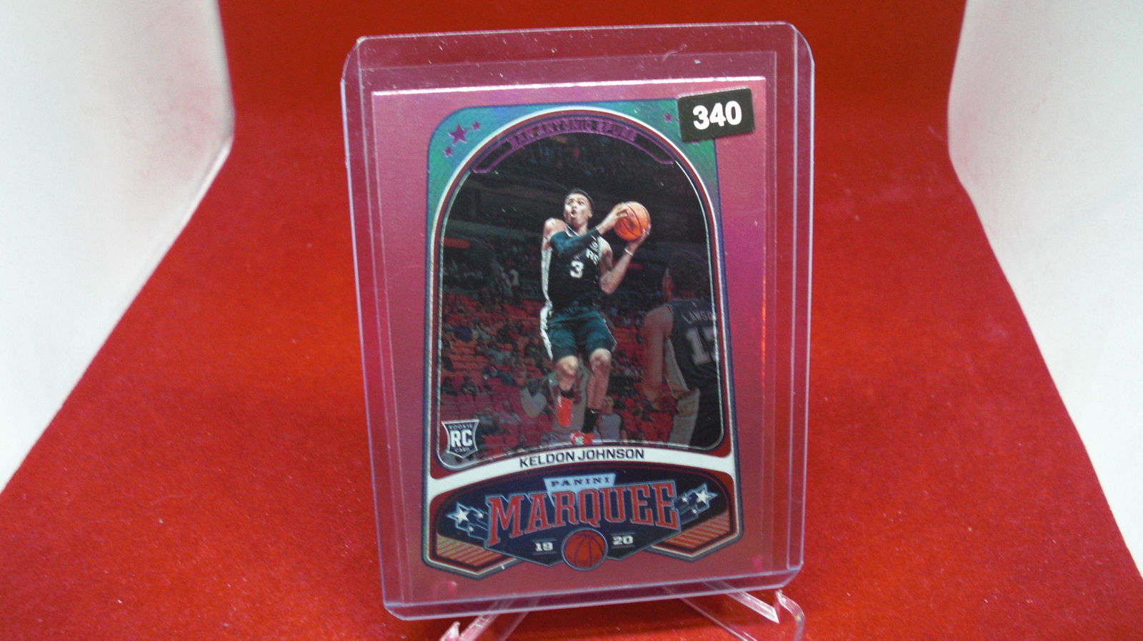 keldon johnson rookie marquee pink (1 of 1)