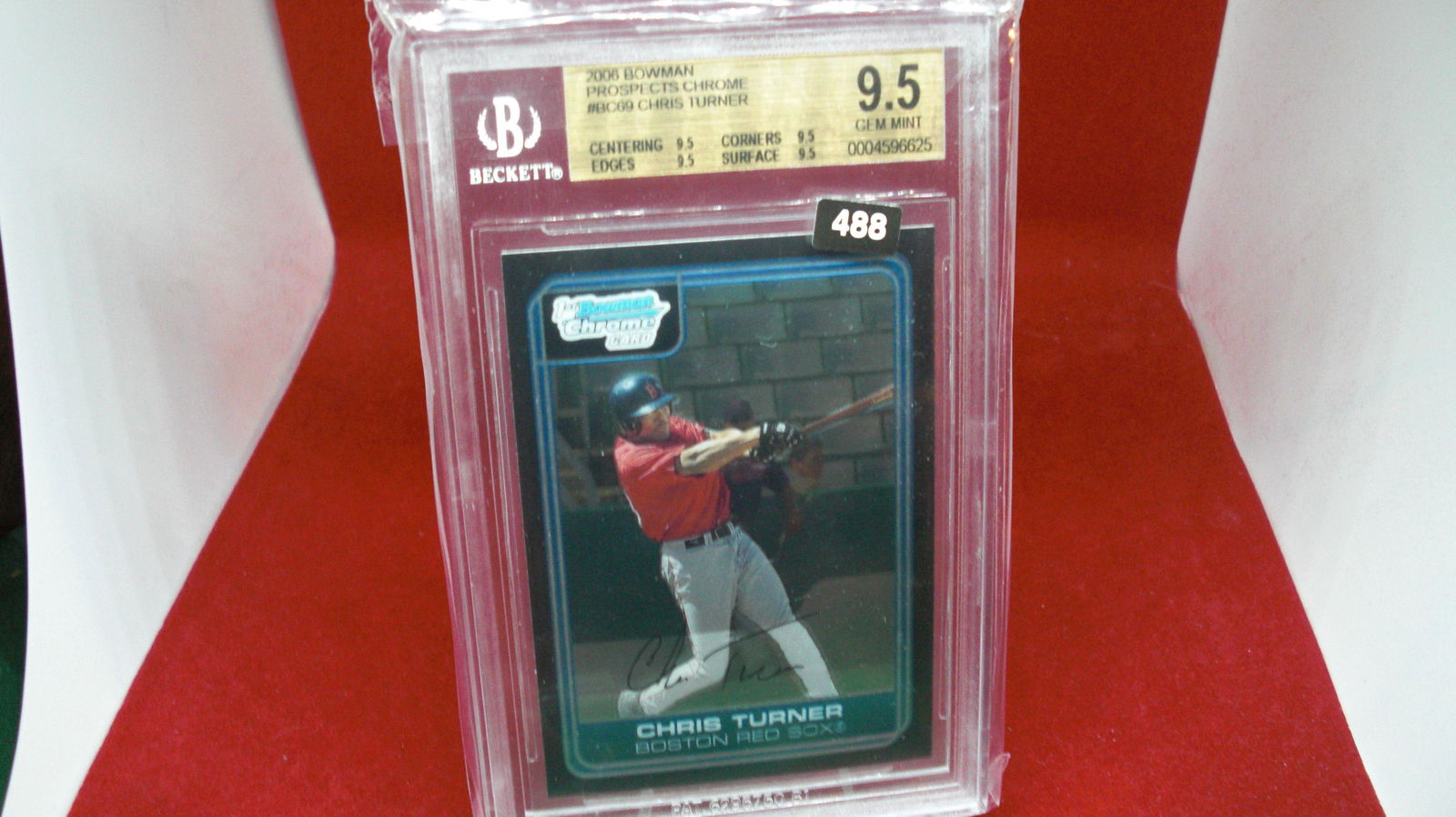 beckett graded chris turner mint 9.5 (1 of 1)