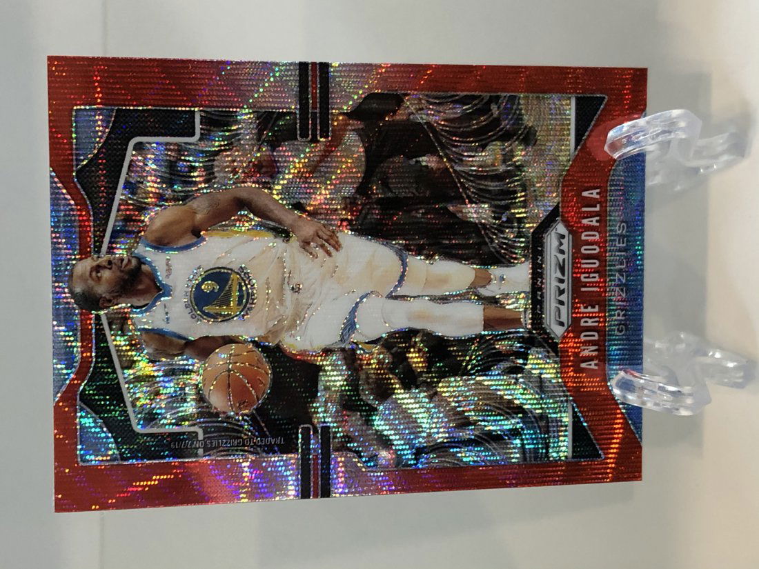 2019-20 Andre Iguodala Panini Prizm No. 102 Red (1 of 1)