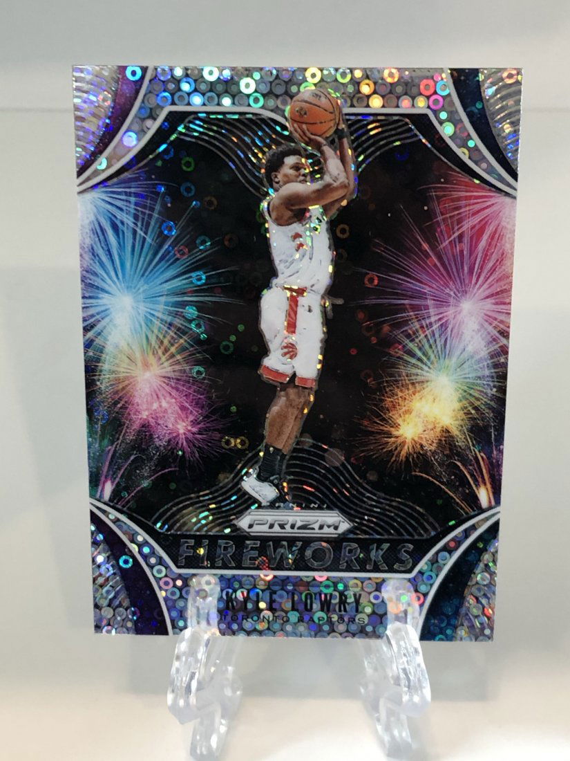 2019-20 Kyle Lowry Panini Prizm No. 19 Fireworks (1 of 1)