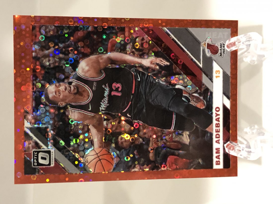 2019-20 Bam Adebayo Panini Donruss Optic Red Refractor (1 of 1)