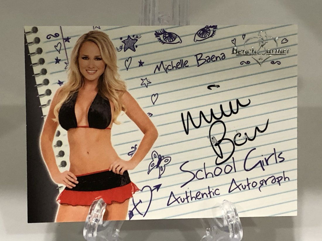 Michelle Baena Autographed Trading Card: Autographed Trading Card