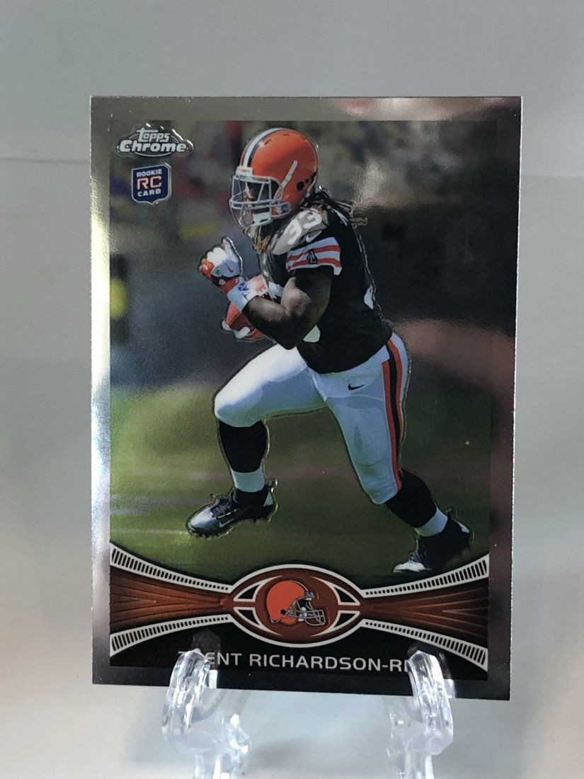 2012 Trent Richardson Topps Chrome Rookie Card (1 of 1)