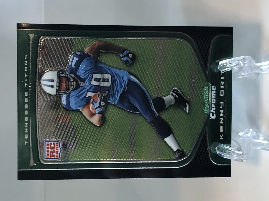 2009 Kenny Britt Bowman Chrome Rookie Card: Bowman Chrome Rookie Football Card