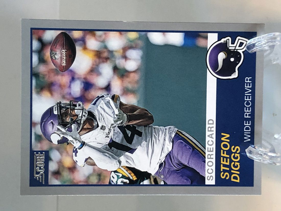 2019 Stefon Diggs Panini Score Football Cards (1 of 1)