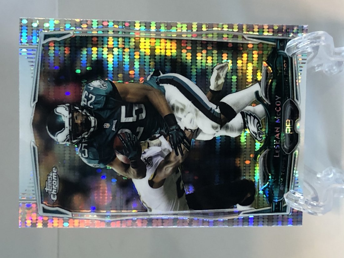 2014 LeSean McCoy Topps Chrome Football Card: Topps Chrome Football Card