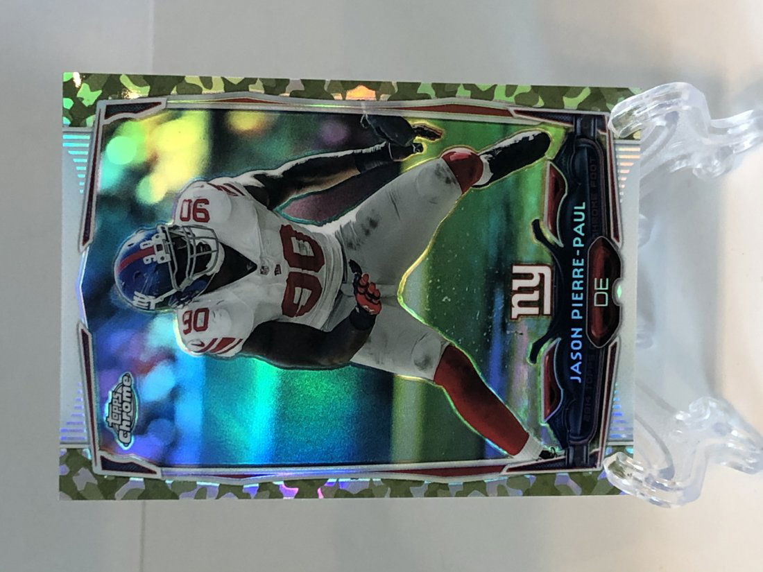 2014 Jason Pierre Paul Topps Chrome Football Card (1 of 1)