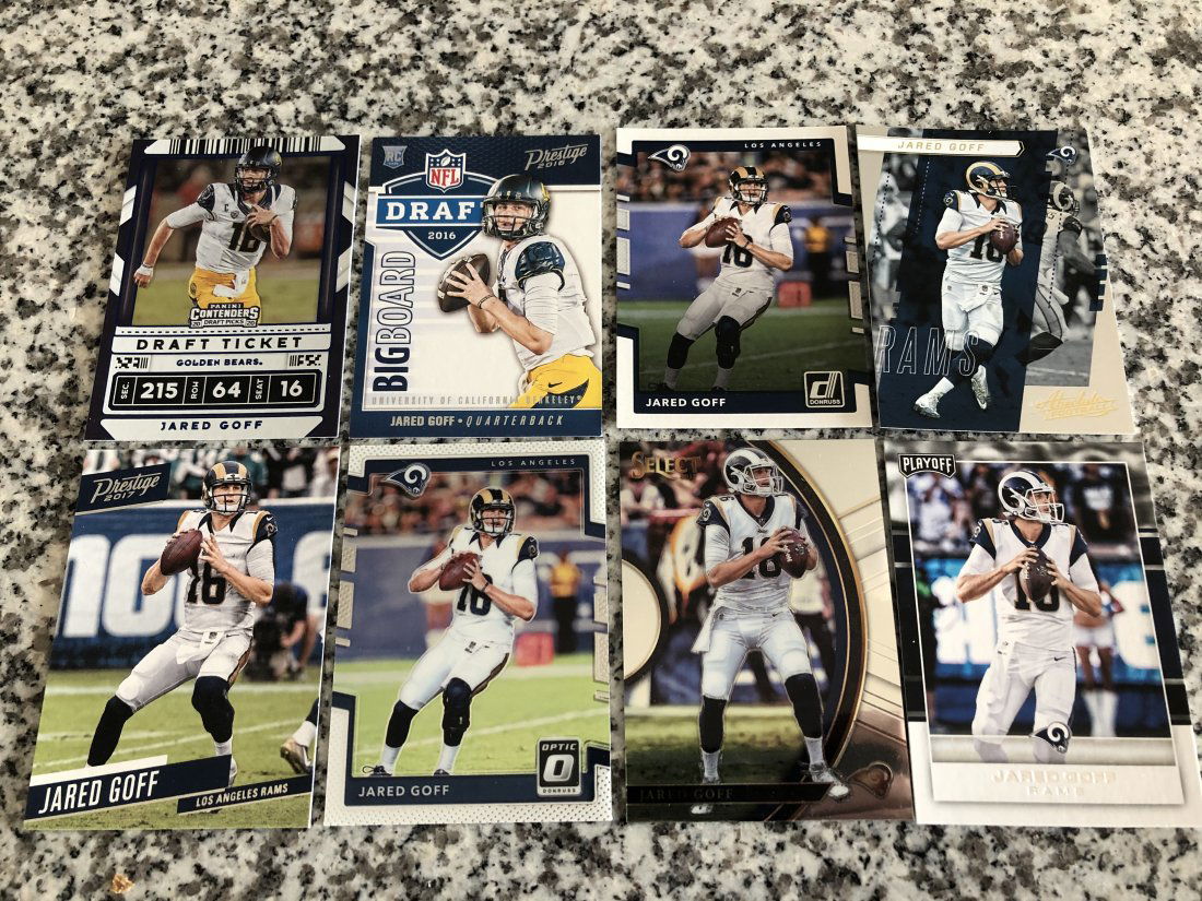 Jared Goff Football Cards (1 of 1)